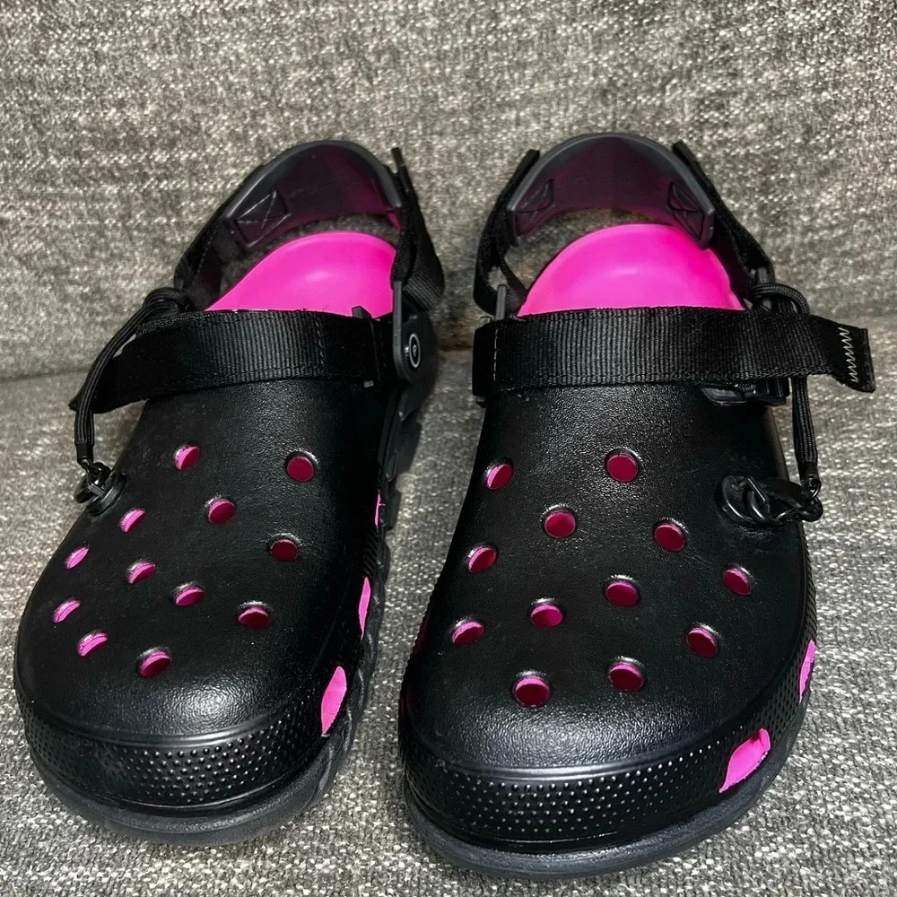 Post Malone x Crocs Duet Max Clog ll Black/Pink
